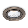 Led inbouwspot | Rond | 2700K-3000K-4000K | Gun Metal geborsteld | Ø 75 mm | IP65 | Dimbaar | 5W LDR02441 - 1