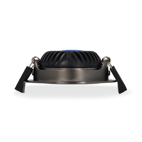 Led inbouwspot | Rond | 2700K-3000K-4000K | Gun Metal geborsteld | Ø 75 mm | IP65 | Dimbaar | 5W LDR02441 - 3