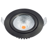 Led inbouwspot | Rond | 2700K-3000K-4000K | Gun Metal geborsteld | Ø 75 mm | IP65 | Dimbaar | 5W LDR02441 - 1