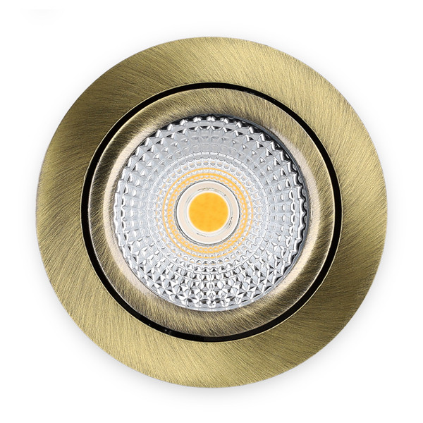 Led inbouwspot | Rond | 2700K-3000K-4000K | Messing | Ø 75 mm | IP65 | Dimbaar | 5W LDR02447 - 4