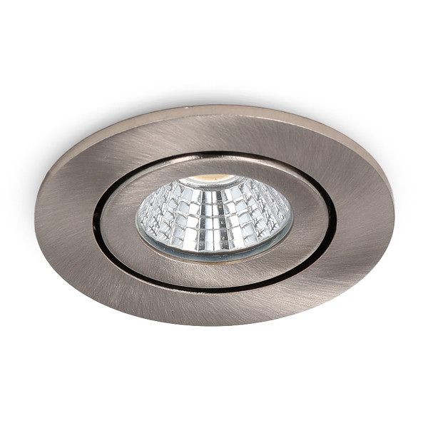 Led inbouwspot | Rond | 2700K-3000K-4000K | Nikkel | Ø 55 mm | IP65 | Dimbaar | 5W LDR02431 - 1