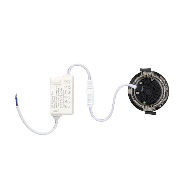 Led inbouwspot | Rond | 2700K-3000K-4000K | Nikkel | Ø 55 mm | IP65 | Dimbaar | 5W LDR02431 - 5