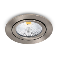 Led inbouwspot | Rond | 2700K-3000K-4000K | Nikkel | Ø 75 mm | IP65 | Dimbaar | 5W LDR02437