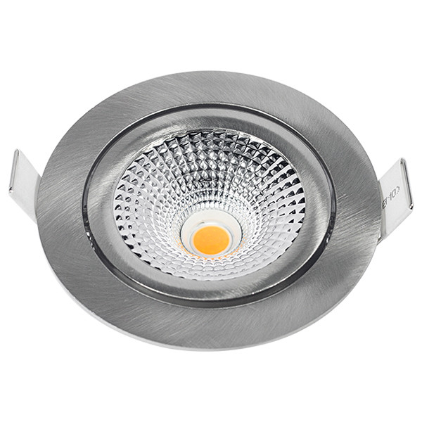 Led inbouwspot | Rond | 2700K-3000K-4000K | Nikkel | Ø 75 mm | IP65 | Dimbaar | 5W LDR02437 - 1