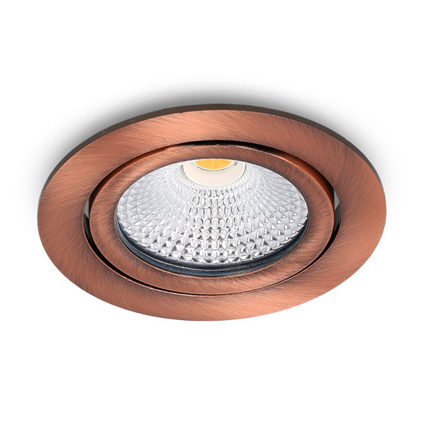 Led inbouwspot | Rond | 2700K-3000K-4000K | Rose Gold | Ø 75 mm | IP65 | Dimbaar | 5W LDR02443 - 1