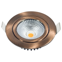 Led inbouwspot | Rond | 2700K-3000K-4000K | Rose Gold | Ø 75 mm | IP65 | Dimbaar | 5W LDR02443