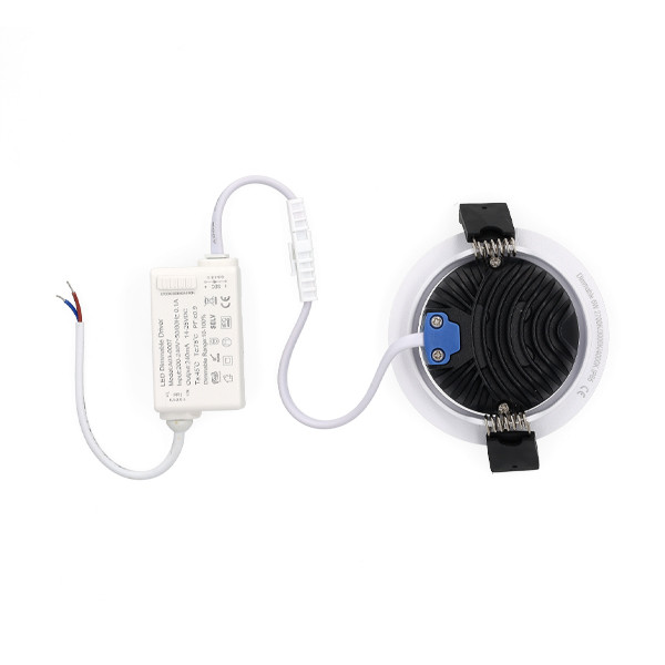 Led inbouwspot | Rond | 2700K-3000K-4000K | Wit | Ø 75 mm | IP65 | Dimbaar | 5W LDR02433 - 5