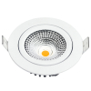 Led inbouwspot | Rond | 2700K-3000K-4000K | Wit | Ø 75 mm | IP65 | Dimbaar | 5W