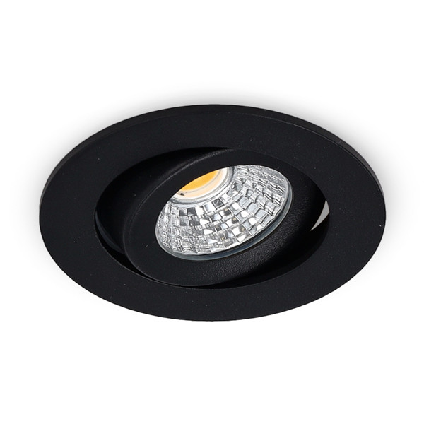 Led inbouwspot | Rond | 2700K-3000K-4000K | Zwart | Ø 55 mm | IP65 | Dimbaar | 5W LDR02429 - 2