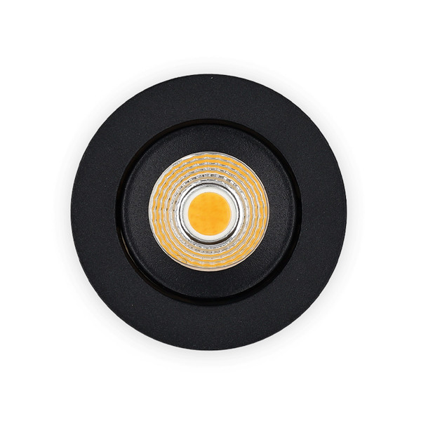 Led inbouwspot | Rond | 2700K-3000K-4000K | Zwart | Ø 55 mm | IP65 | Dimbaar | 5W LDR02429 - 4