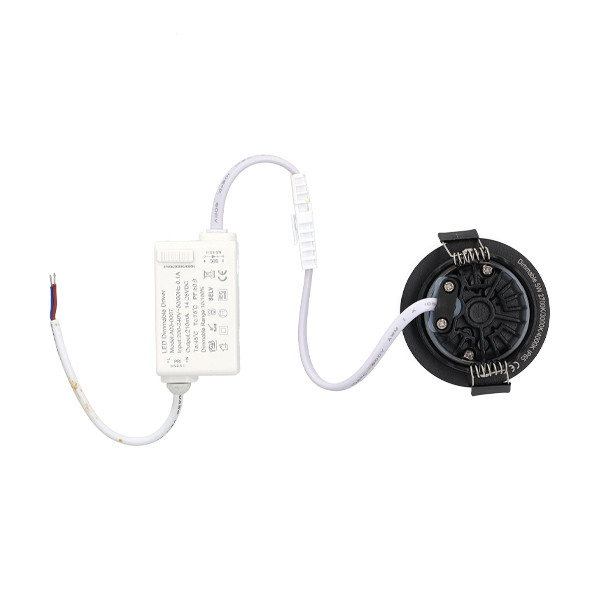 Led inbouwspot | Rond | 2700K-3000K-4000K | Zwart | Ø 55 mm | IP65 | Dimbaar | 5W LDR02429 - 5
