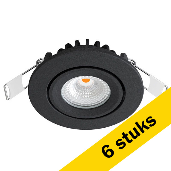Led inbouwspot | Rond | 2700K-3000K-4000K | Zwart | Ø 55 mm | IP65 | Dimbaar | 5W LDR02429 - 1