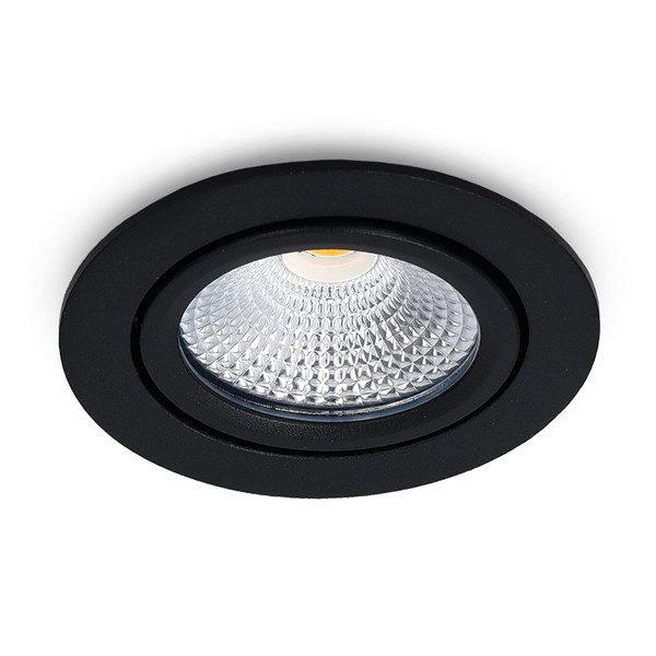 Led inbouwspot | Rond | 2700K-3000K-4000K | Zwart | Ø 75 mm | IP65 | Dimbaar | 5W LDR02435 - 1