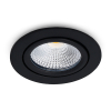 Led inbouwspot | Rond | 2700K-3000K-4000K | Zwart | Ø 75 mm | IP65 | Dimbaar | 5W LDR02435 - 1