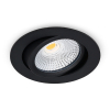 Led inbouwspot | Rond | 2700K-3000K-4000K | Zwart | Ø 75 mm | IP65 | Dimbaar | 5W LDR02435 - 2