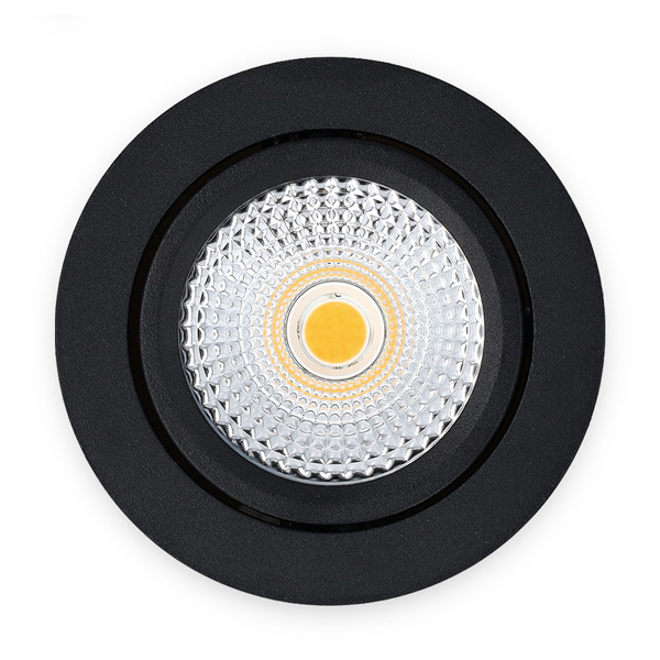 Led inbouwspot | Rond | 2700K-3000K-4000K | Zwart | Ø 75 mm | IP65 | Dimbaar | 5W LDR02435 - 4