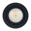 Led inbouwspot | Rond | 2700K-3000K-4000K | Zwart | Ø 75 mm | IP65 | Dimbaar | 5W LDR02435 - 4