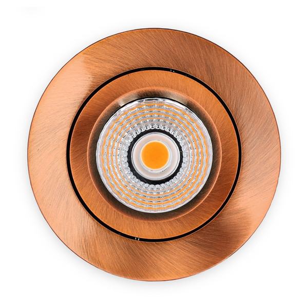 Led inbouwspot | Rond | 2700K | Brons | Ø 68mm | IP44 | Dimbaar | 6W LDR02268 - 4
