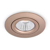 Led inbouwspot | Rond | 2700K | Champagne | Ø 68mm | IP44 | Dimbaar | 6W LDR02262