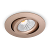 Led inbouwspot | Rond | 2700K | Champagne | Ø 68mm | IP44 | Dimbaar | 6W LDR02262 - 2