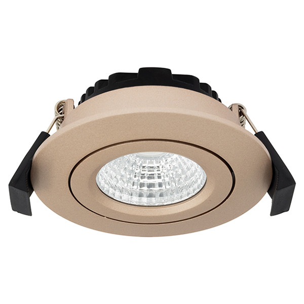 Led inbouwspot | Rond | 2700K | Champagne | Ø 68mm | IP44 | Dimbaar | 6W LDR02262 - 1