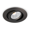 Led inbouwspot | Rond | 2700K | Gun metal mat | Ø 68mm | IP44 | Dimbaar | 6W LDR02264 - 2