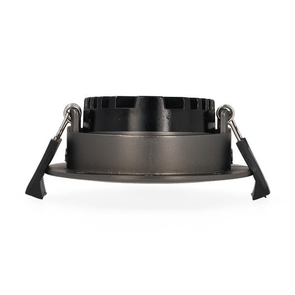 Led inbouwspot | Rond | 2700K | Gun metal mat | Ø 68mm | IP44 | Dimbaar | 6W LDR02264 - 3