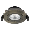 Led inbouwspot | Rond | 2700K | Messing | Ø 68mm | IP44 | Dimbaar | 6W