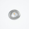 123led Led inbouwspot | Rond | 2700K | Nikkel | Ø 68mm | IP44 | Dimbaar | 5.5W  LDR01970 - 2