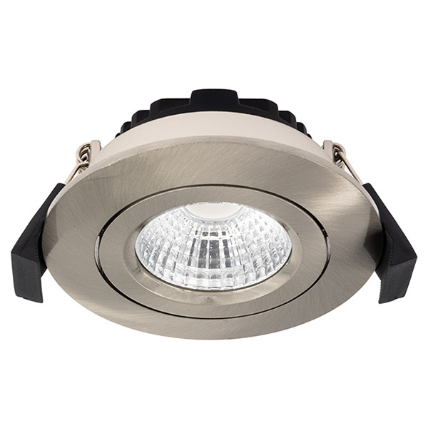 Led inbouwspot | Rond | 2700K | Nikkel | Ø 68mm | IP44 | Dimbaar | 6W LDR02258 - 1