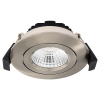 Led inbouwspot | Rond | 2700K | Nikkel | Ø 68mm | IP44 | Dimbaar | 6W