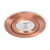 Led inbouwspot | Rond | 2700K | Rosé goud | Ø 68mm | IP44 | Dimbaar | 6W LDR02260 - 1