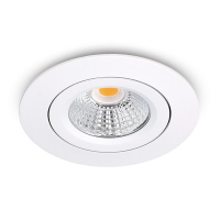 Led inbouwspot | Rond | 2700K | Wit | Ø 68mm | IP44 | Dimbaar | 6W LDR02134