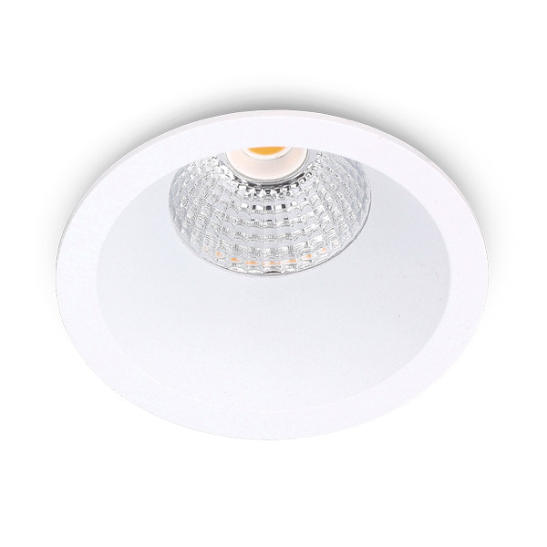 Led inbouwspot | Rond | 2700K | Wit | Diep | Ø 68mm | IP44 | Dimbaar | 6W LDR02142 - 1