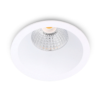 Led inbouwspot | Rond | 2700K | Wit | Diep | Ø 68mm | IP44 | Dimbaar | 6W LDR02142
