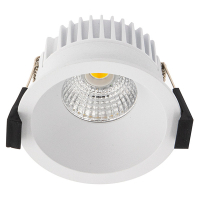 123led Led inbouwspot | Rond | 2700K | Wit | Diep | Ø 68mm | IP44 | Dimbaar | 6W  LDR02142