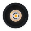 Led inbouwspot | Rond | 2700K | Zwart | Diep | Ø 68mm | IP44 | Dimbaar | 6W LDR02144 - 3