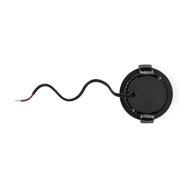 Led inbouwspot | Rond | 2700K | Zwart | Diep | Ø 68mm | IP44 | Dimbaar | 6W LDR02144 - 4