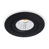 Led inbouwspot | Rond | Dim to Warm | 1800-3000K | Zwart | Ø 68mm | IP44 | Dimbaar | 6W LDR02140 - 1