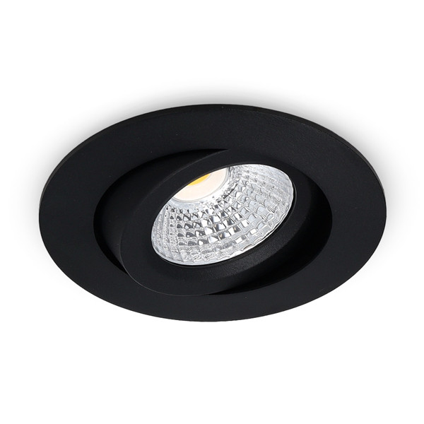 Led inbouwspot | Rond | Dim to Warm | 1800-3000K | Zwart | Ø 68mm | IP44 | Dimbaar | 6W LDR02140 - 2