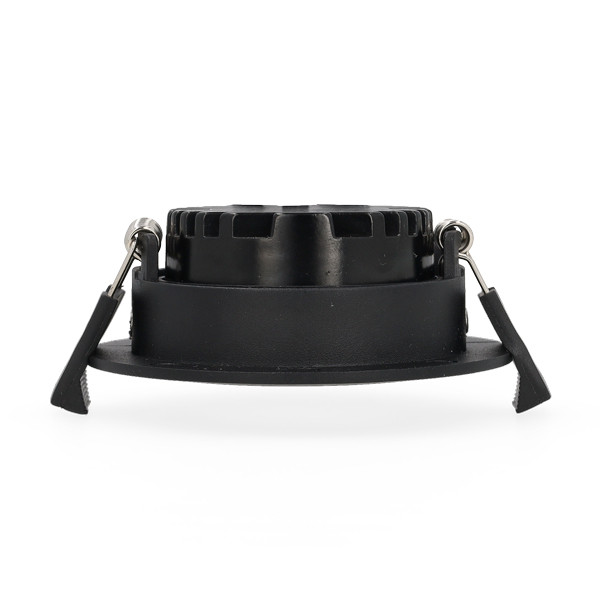 Led inbouwspot | Rond | Dim to Warm | 1800-3000K | Zwart | Ø 68mm | IP44 | Dimbaar | 6W LDR02140 - 3