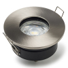Led inbouwspot GU10 rond | Nikkel | 2700K | Dimbaar | IP65 | 4W (50W) LDR08440 - 1