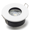 Led inbouwspot GU10 rond | Wit | 2700K | Dimbaar | IP65 | 4W (50W) LDR08432 - 1