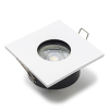 Led inbouwspot GU10 vierkant | Wit | 1800-2700K | Dimbaar | IP65 | 4W (50W)