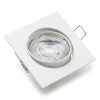 Led inbouwspot GU10 vierkant | Wit | 2700K | Dimbaar | IP20 | 4W (50W) LDR08412 - 1