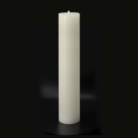 123led Led kaars 5 x 25 cm | ivoor | 123led huismerk  LDR07036