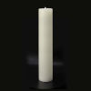 123led Led kaars 5 x 25 cm | ivoor | 123led huismerk  LDR07036