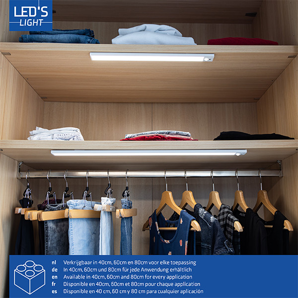 123led Led kastverlichting 40 cm | Beweging- en zwaaisensor | 3000-4000-6500K | Wit  LDR06822 - 3