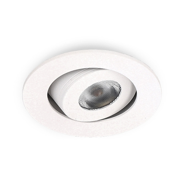 Led mini inbouwspot | Rond | 2700K | Wit | Ø 42mm | IP44 | Dimbaar | 3W LDR02150 - 2