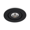 Led mini inbouwspot | Rond | 2700K | Zwart | Ø 42mm | IP44 | Dimbaar | 3W LDR02152 - 1